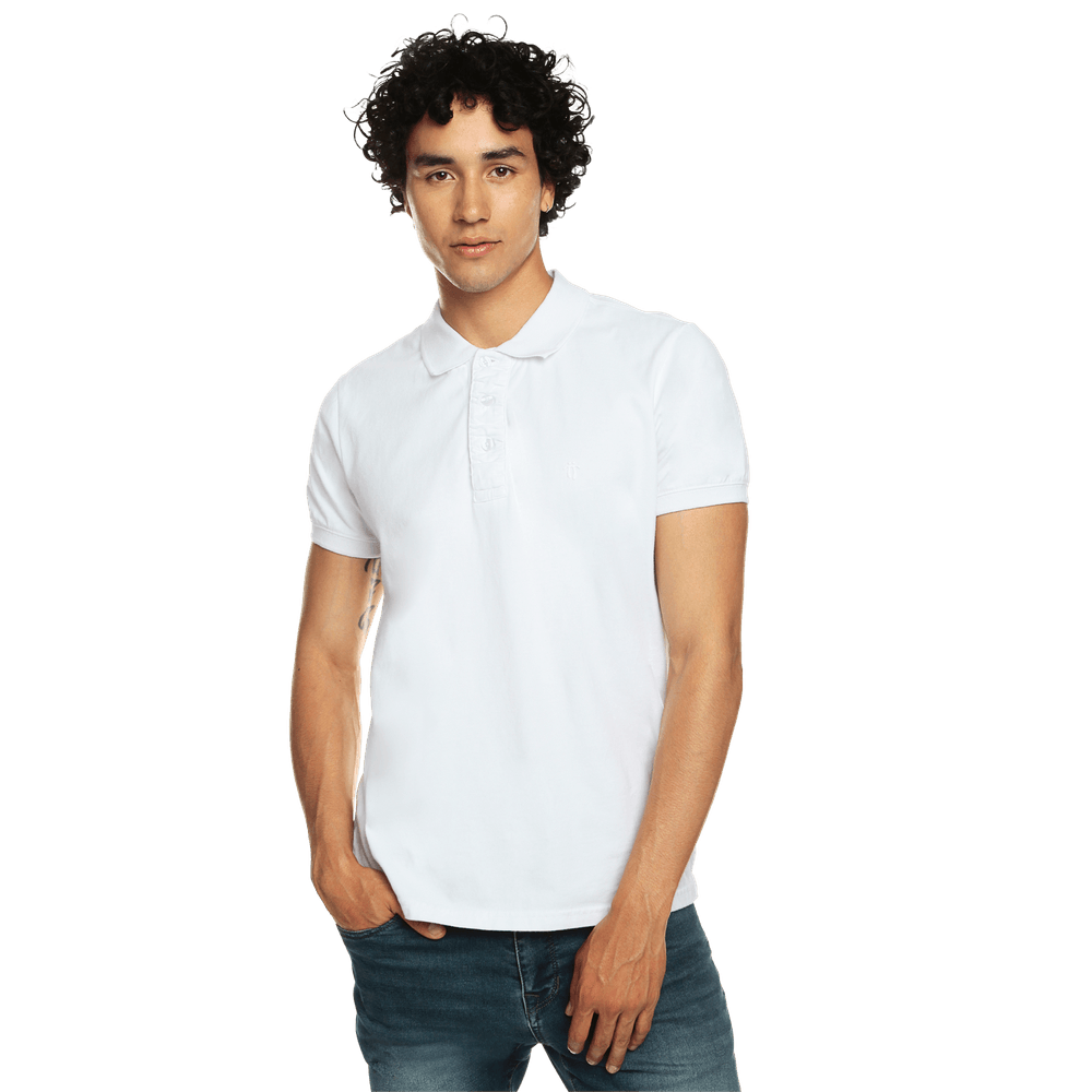 camibuso blanco hombre
