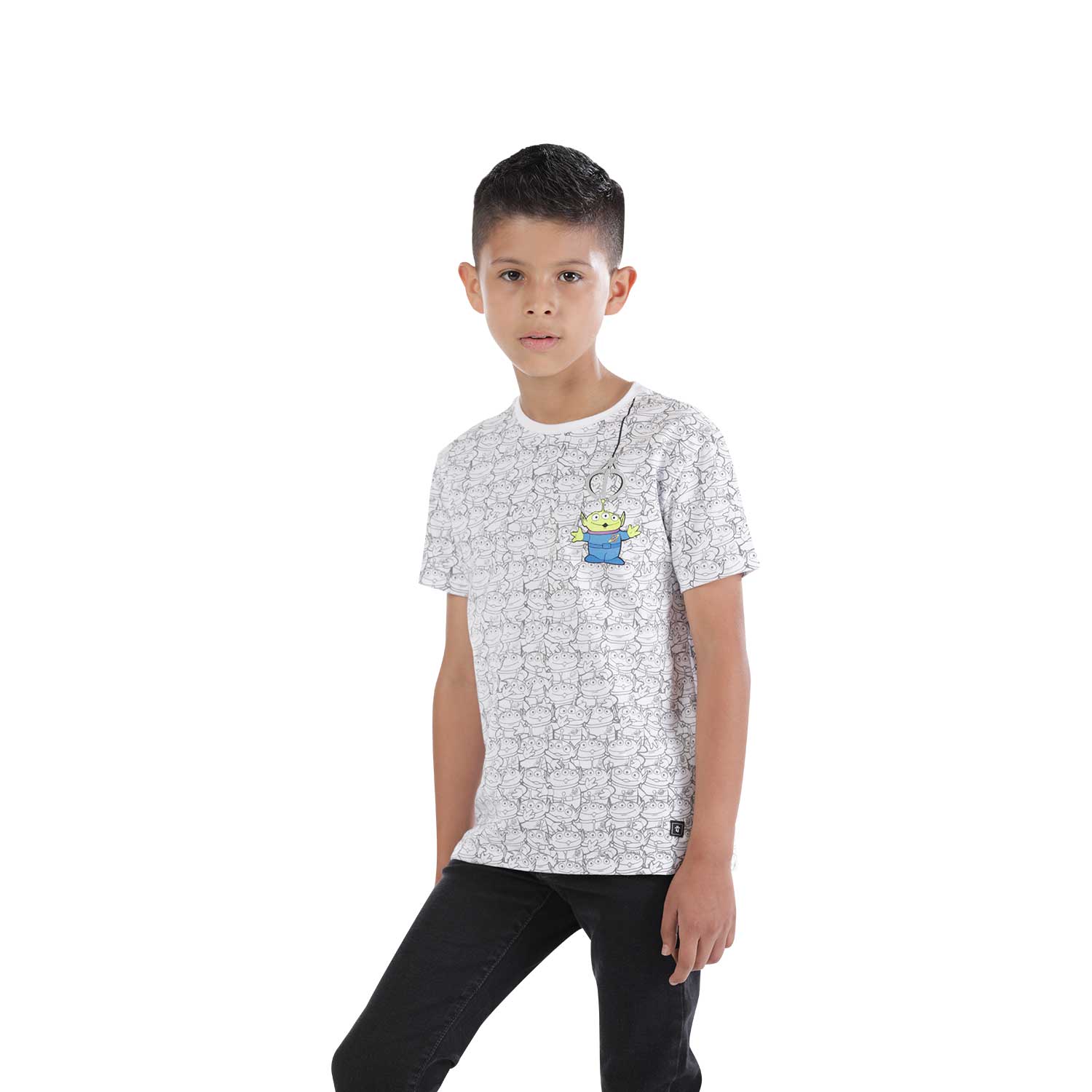 TOTTO Corporativo - Camisa Manga Corta para Niño Full Estampado Eption