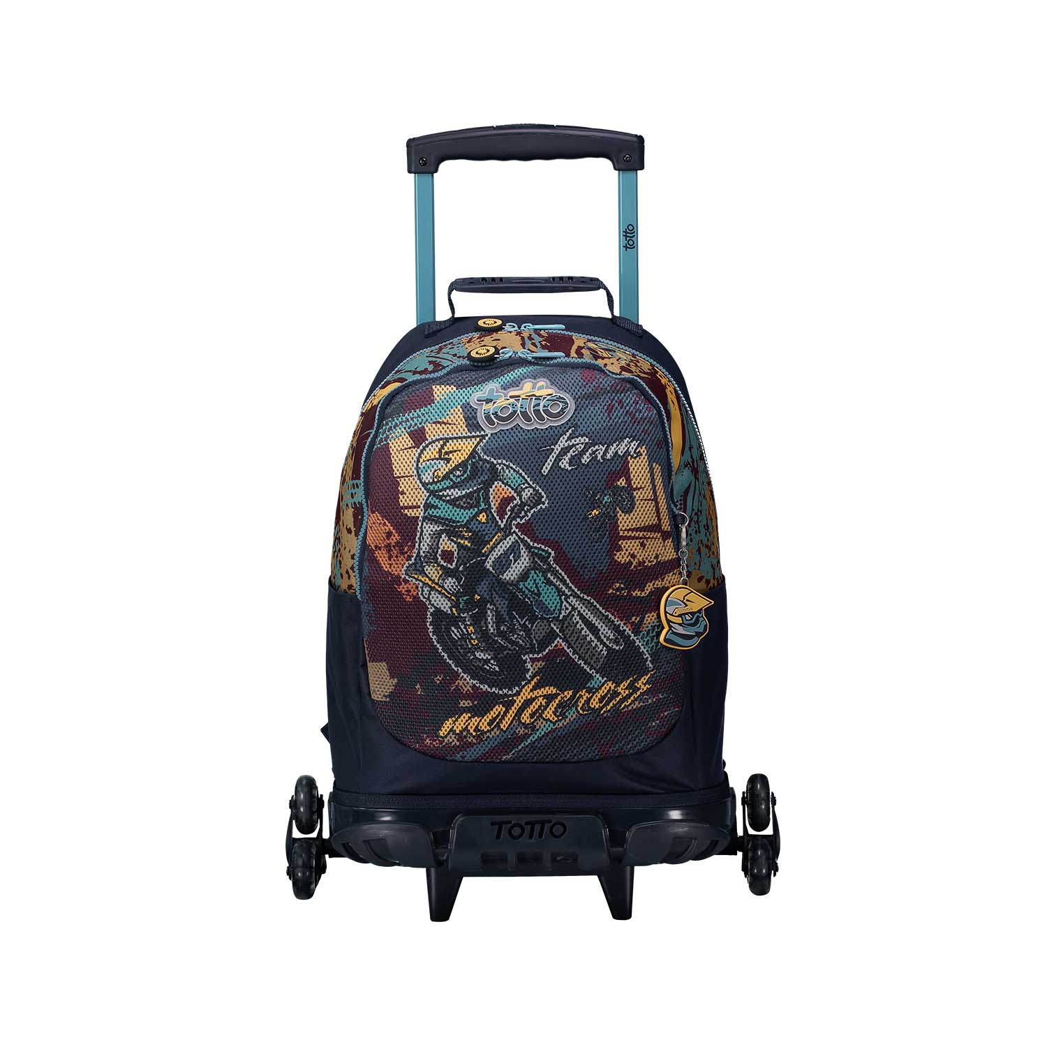 Morral Grande Con Ruedas Para Niño Bomper Motto Cross - Totto - Totto Col  Mobile