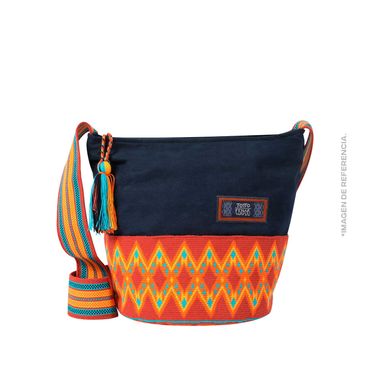 Bolso Tejido Woot Correa Larga Fenarwayuu - Totto - Totto Col Mobile