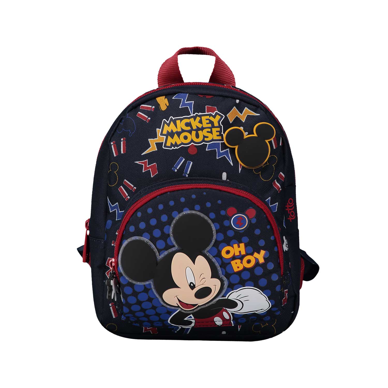 Lonchera Morral Mickey estampada - Totto Col Mobile
