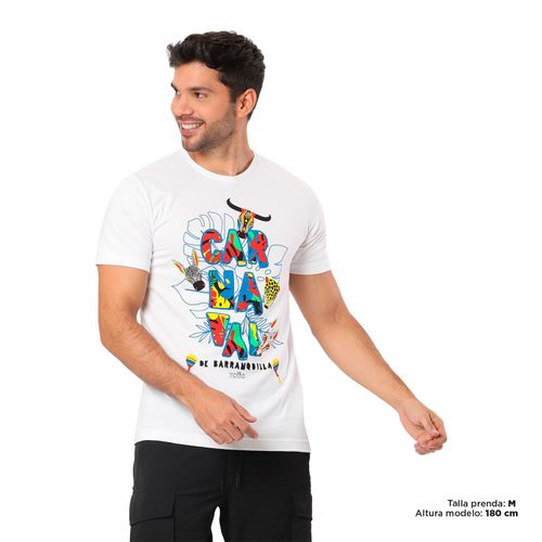 Desgastar Destruir Disponible Camiseta Estampada Unisex Carnaval De Barranquilla 2023 - Totto - Totto Col  Mobile